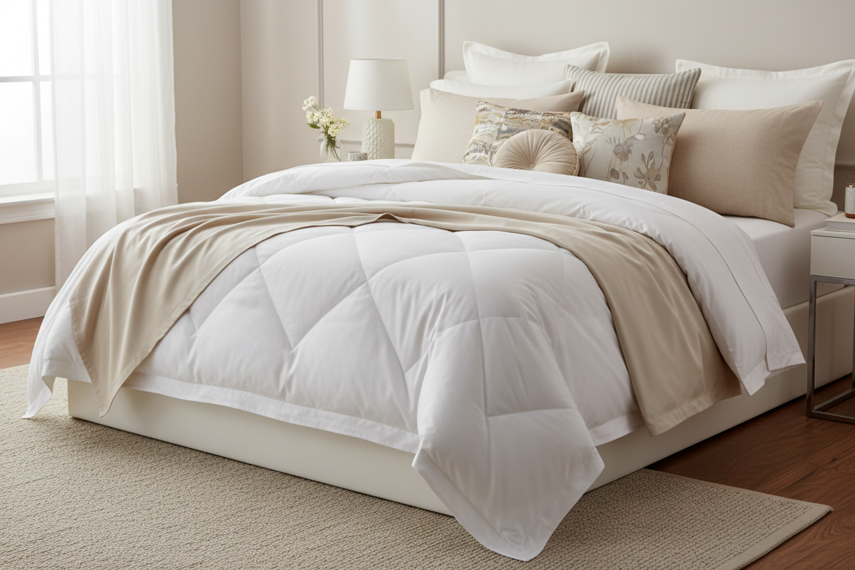 Luxury Bedding Essentials: Comforters, Duvet Covers & Decorative Pillows