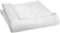 National Allergy Premium 100% Cotton Duvet Comforter Protector - Full/Queen Size - 86" x 86" - White - Breathable 300 Thread Count Hypoallergenic Cover - Zippered Encasement - Bedding Linen