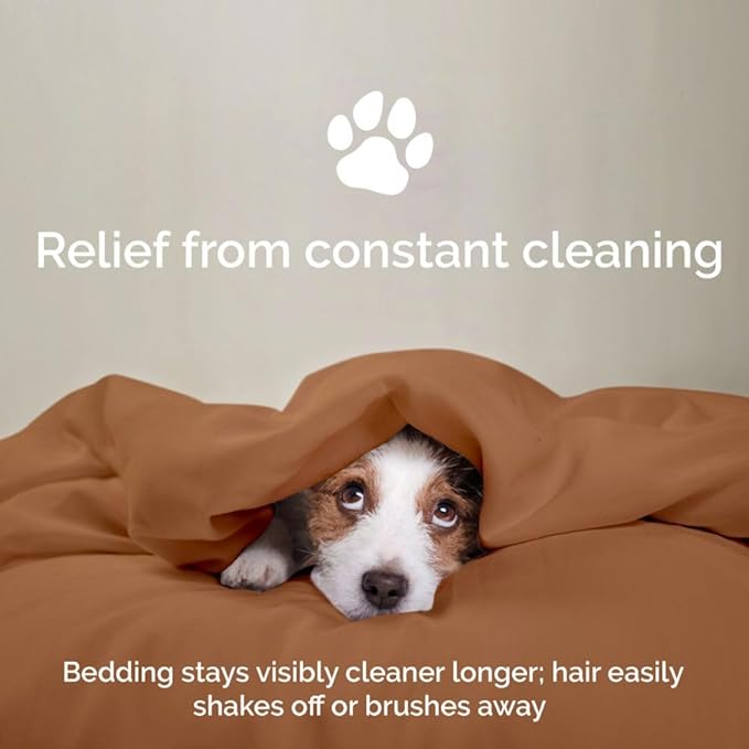 Duvet Cover Set - 100% Viscose Derived from Bamboo Duvet Cover King Size, 3 PC Luxury Cooling Duvet Cover for Hot Sleepers, Silky Buttery Soft Comforter Cover & 2 PC King Pillowcases, Almond