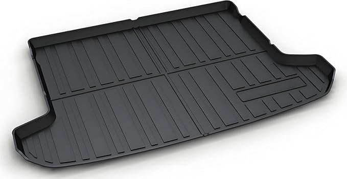 All Weather Rear Cargo Liners Trunk Tray Mats Protector Custom Compatible with KIA Sportage 2017 2018 2019 2020 2021 2022, 3D Waterproof Durable Odorless Flexible Black TPO Accessories