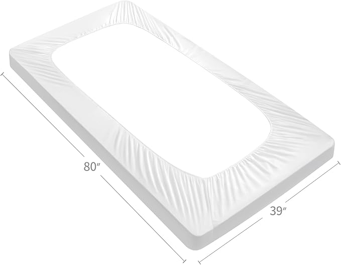 Twin XL Mattress Topper Pad Protector Quilted Waterproof, Absorbent Twin Extra Long Mattress Topper Cover for College Dorm Room Essentials for Girls,Deep Pocket Stretches up to 16 Inch