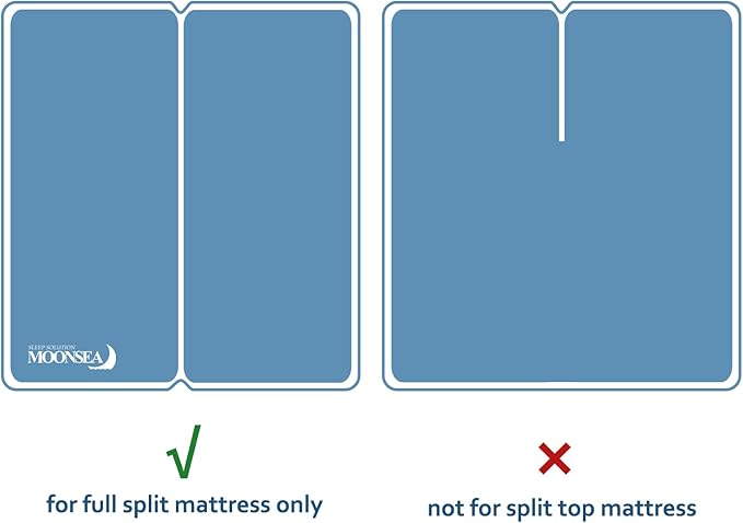 Split California King Mattress Protector Pad for Adjustable Beds, Absorbent Quilted Mattress Pad Topper Cover, Fitted Mattress Protector, Down Alternative Filling Mattress Cover Waterproof