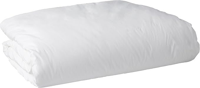National Allergy Premium 100% Cotton Duvet Comforter Protector - Jumbo Queen Size - 96" x 92" - White - Breathable 300 Thread Count Hypoallergenic Cover - Zippered Encasement - Bedding Linen