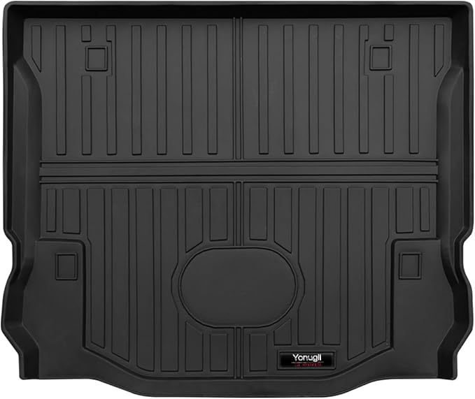 Custom for 2007-2018 Jeep Wrangler JK 4 Door Cargo Mats Trunk Liner All Weather TPE Protection Mat Accessories (for 2007-2018 Jeep Wrangler JK 4 Door)