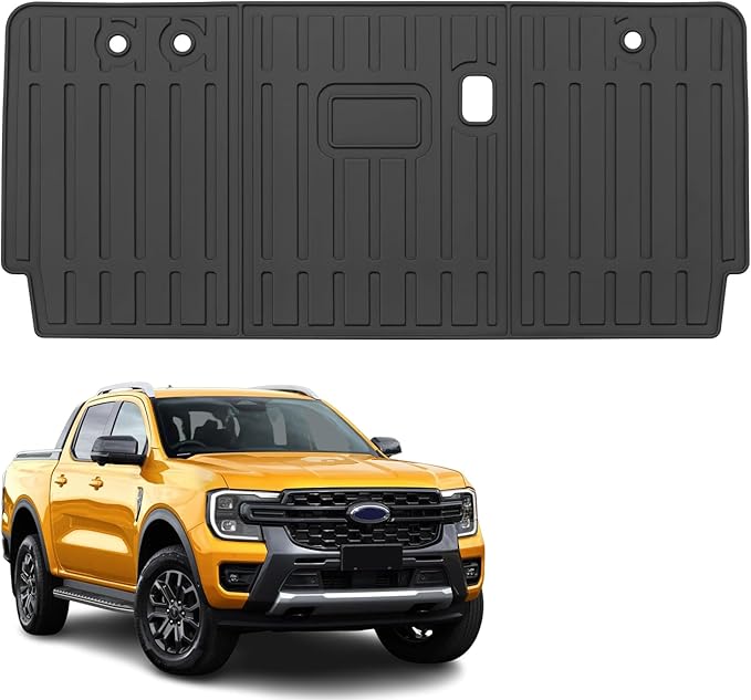Custom for 2019-2025 Ford Ranger Rear Seat Backrest Mats All Weather TPE Protection Mat for 2025 Ranger Accessories (for 2019-2025 Ford Ranger)