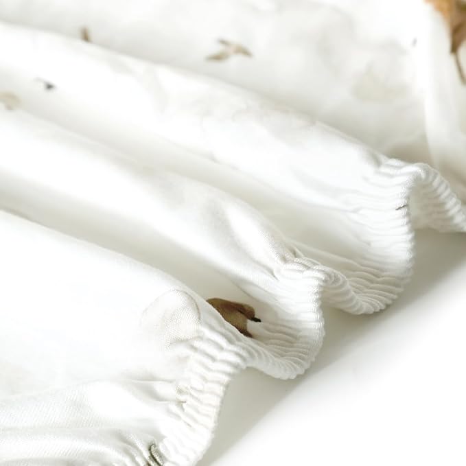 GRSSDER Stretch Ultra Soft Jersey Knit Changing Pad Cover Set 2 Pack, Change Table Pad Covers Fit 32"/34" x 16" Pads Safe and Snug, Cute Watercolor Cows and Birds Print for Boys and Girls