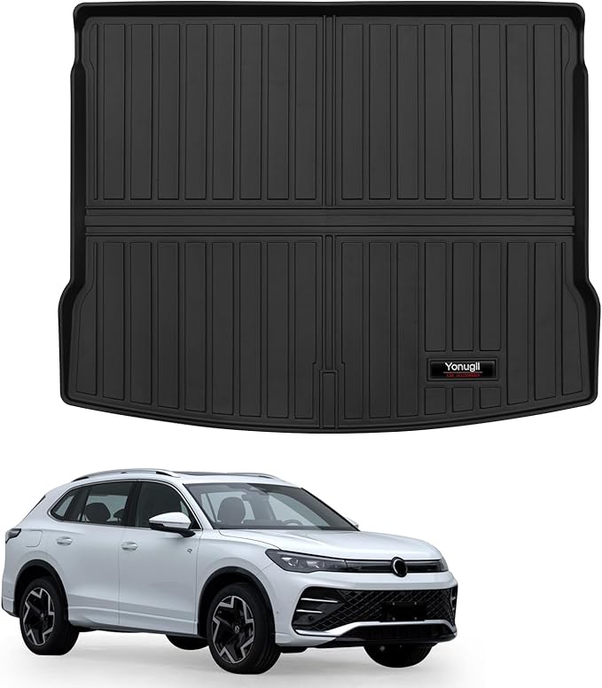 Custom for 2018-2024 VW Tiguan 5 Seat Cargo Mats Trunk Liner All Weather TPE Protection Mat Accessories (for 2018-2024 VW Tiguan)