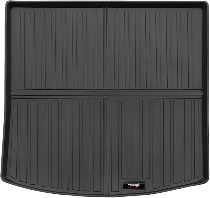 Custom Car Cargo Mats Trunk Liner All Weather TPE Protection Mat Accessories (for 2020-2026 VW Atlas Cross Sport)