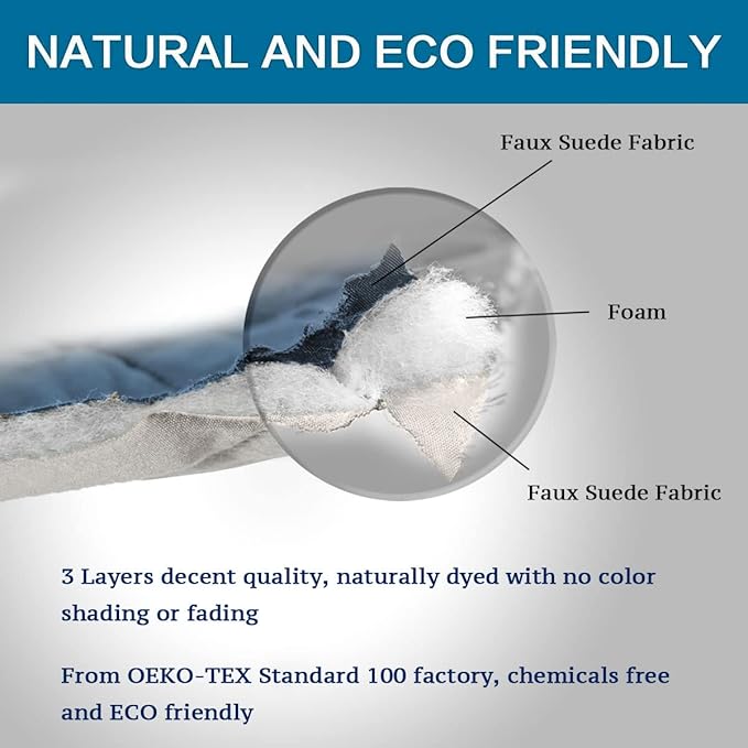 H.VERSAILTEX Reversible Chair Cover Furniture Protector Anti-Slip Couch Cover Water Resistant 2" Elastic Straps Chair Slipcover Pets Fit Sitting Width Up to 21" (Chair:75" x 65", Dark Blue/Beige)