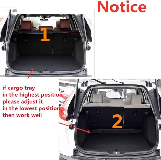 CRV Cargo Liner - Compatible with 2023-2025 2026 Honda CR-V 5-Seat All Models, All Weather Protection Rear Trunk Tray Cargo Mat Custom Fit,3D Waterproof Accessories，Not for 7-Seats Models（Upper Deck）