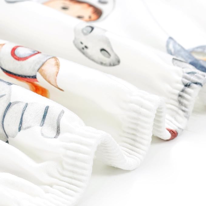 GRSSDER Stretch Ultra Soft Jersey Knit Changing Pad Cover Set 2 Pack, Change Table Pad Covers Fit 32"/34" x 16" Pads Safe and Snug, Space Print for Boys and Girls