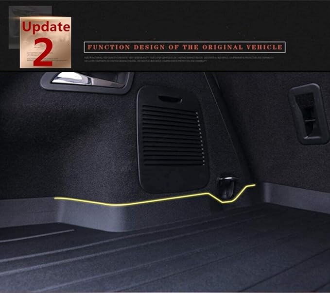 All Weather Rear Cargo Liners Trunk Tray Mats Protector Custom Compatible with 2018 2019 2020 2021 2022 2023 2024 2025 Toyota Camry, 3D Waterproof Durable Odorless Flexible Black TPO Accessories