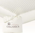 100% Cotton Organic Mattress Pad - Breathable & Cooling Mattress Protector Full Size - Premium 300GSM Quilted and Noiseless Machine Washable Organic Mattress Protector (Ivory, Full)
