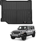 Custom for 2021-2025 2026 Jeep Wrangler 4XE Hybrid Cargo Mats Trunk Liner All Weather TPE Protection Mat Accessories (for 2021-2026 Jeep Wrangler 4XE Hybrid)