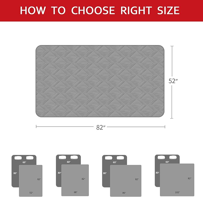 Moonsea Waterproof Dog Bed Cover Antislip Pet Blanket Sofa Couch Furniture Protector Cover for Kids Children Dog Cat(52" X 82")