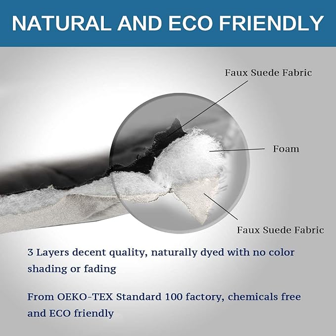 H.VERSAILTEX Reversible Chair Cover Furniture Protector Anti-Slip Couch Cover Water Resistant 2" Elastic Straps Chair Slipcover Pets Kids Fit Sitting Width Up to 21" (Chair:75" x 65", Black/Grey)