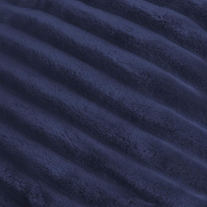 Hearth & Harbor Reading Pillow for Bed Adult – Back Pillow for Sitting in Bed, Standard Bed Pillows for Sitting Up in Bed, Foam Bed Chair Pillow, Navy Bed Rest Pillow