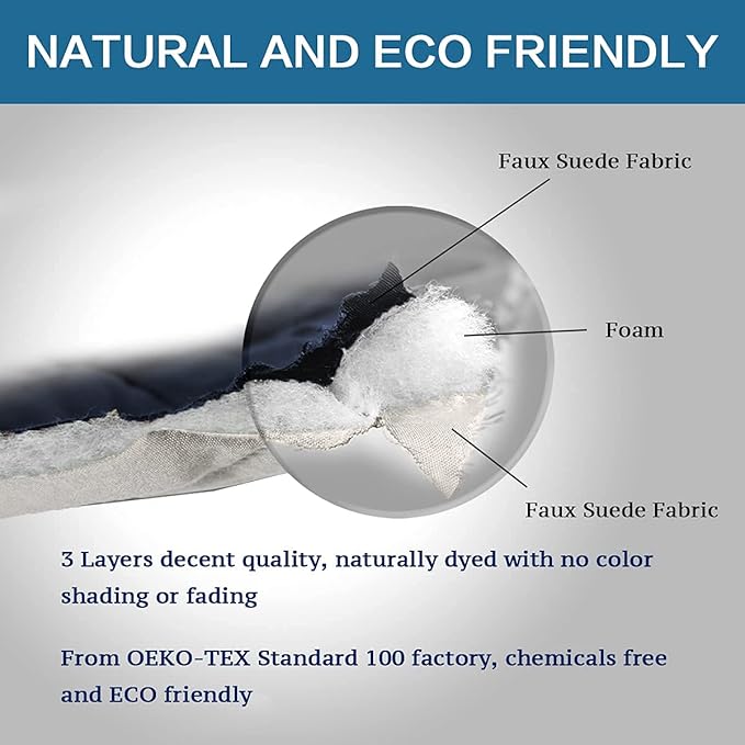 H.VERSAILTEX Reversible Chair Cover Furniture Protector Anti-Slip Couch Cover Water Resistant 2" Elastic Straps Chair Slipcover Pets Kids Fit Sitting Width Up to 21" (Chair:75" x 65", Navy/Beige)