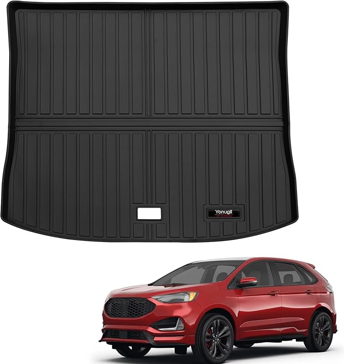 Custom Car Cargo Mats Trunk Liner All Weather TPE Protection Mat Accessories (for 2015-2025 Ford Edge)