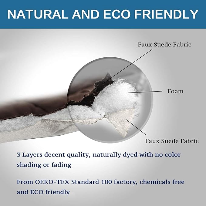 H.VERSAILTEX Reversible Chair Cover Furniture Protector Anti-Slip Couch Cover Water Resistant 2" Elastic Straps Chair Slipcover Pets Kids Fit Sitting Width Up to 21" (Chair:75" x 65", Brown/Beige)