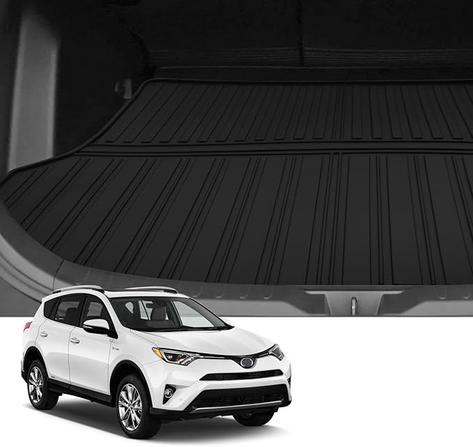 Custom All Weather TPE Cargo Mats Trunk Liner for 2013-2018 Toyota RAV4 Accessories (for 2013-2018 Toyota RAV4)