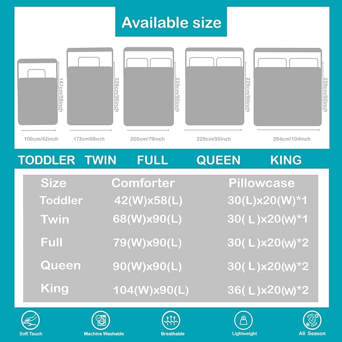 Erosebridal Boys Magic Animal Bedding Queen Size Cute Dragon Comforter Set Queen, Cartoon Wildlife Duvet Insert Green Leaf Quilt Set, Spring Plant Bedding Comforters & Sets Child Kids Bedroom Decor