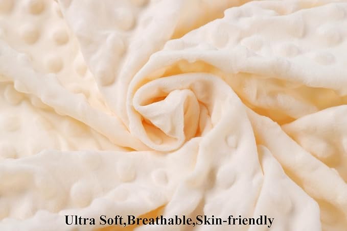 Dot Bassinet Sheet Set 2 Pack Stretch Fitted Cradle Sheets,Ultra Soft,Universal Fit Oval Rectangle Hourglass Pad/Mattress, for Baby Girls and Boys Cream, Rabbit