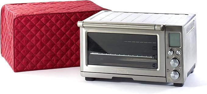 Covermates Keepsakes Toaster Cover - Dust Protection - Stain Resistant - Washable Appliance Cover, Red
