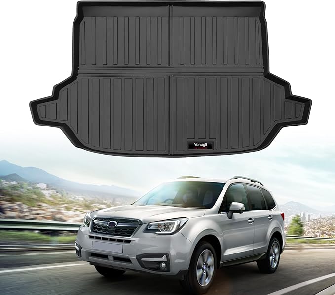 Custom Car Cargo Mats Trunk Liner All Weather TPE Protection Mat Accessories (for 2013-2018 Subaru Forester)
