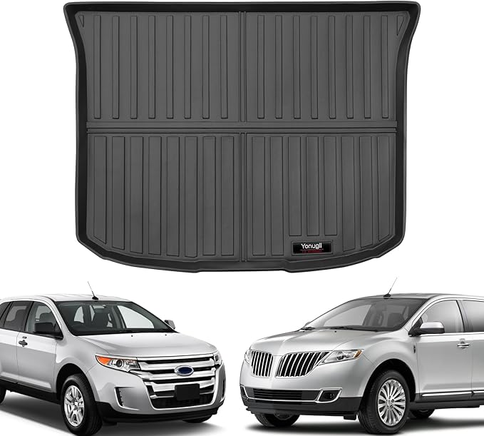 Custom for 2007-2014 Ford Edge/2007-2015 Lincoln MKX Cargo Mats Trunk Liner All Weather TPE Protection Mat Accessories (for 2007-2014 Ford Edge/2007-2015 Lincoln MKX)