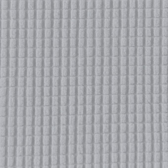 Easy-Going 4 Pieces Oversized Recliner Stretch Sofa Slipcover Sofa Cover Furniture Protector Couch Soft with Elastic Bottom Polyester Spandex Jacquard Fabric Small Checks Silver Gray,X-Large