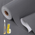 Drawer and Shelf Liner for Kitchen Cabinet: 23in X 90 Ft Non Slip Waterproof Shelf Paper Non Adhesive Refrigerator Liners Gray Easy Liners for Bathroom Cupboard with Knife Tape Measure