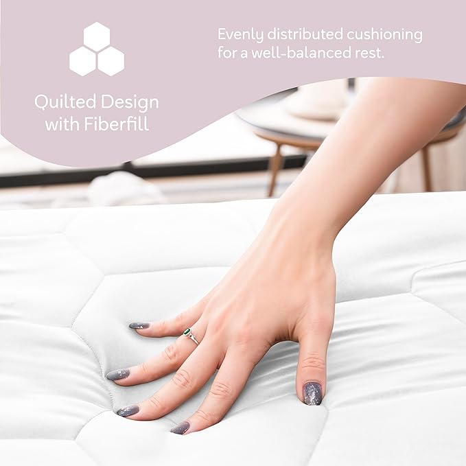 Hearth & Harbor 12 Pack Queen Size Quilted Fitted Mattress Pad Cover, 100% Waterproof Mattress Protectors, Deep Pocket Fitted Mattress Cover 8" - 21" (60" x 80", White)