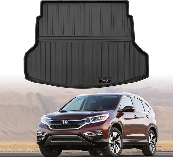 Custom Car Cargo Mats Trunk Liner All Weather TPE Protection Mat Accessories (for 2007-2016 Honda CR-V)
