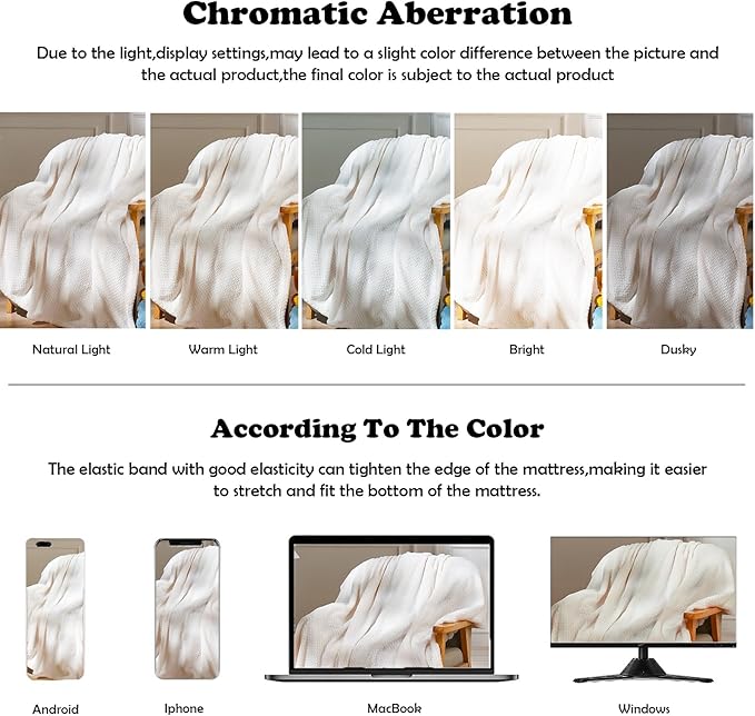 NEWCOSPLAY Super Soft Throw Blanket Ivory Premium Silky Flannel Fleece Leaves Pattern Lightweight Bed Blanket All Season Use (Ivory, Throw(50"x60"))
