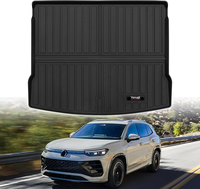 Custom for 2018-2024 VW Tiguan 5 Seat Cargo Mats Trunk Liner All Weather TPE Protection Mat Accessories (for 2018-2024 VW Tiguan)