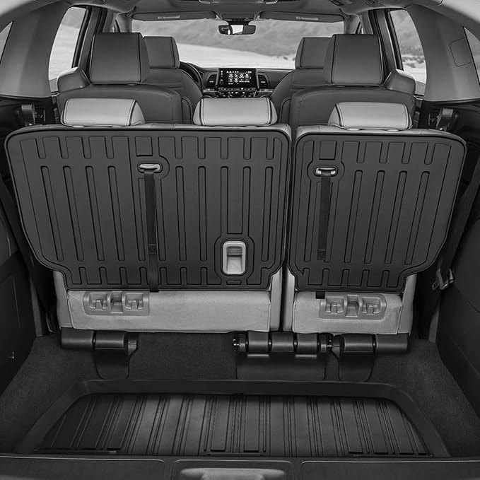 Custom Car Cargo Mats Trunk Liner All Weather TPE Protection Mat Accessories (for 2018-2026 Honda Odyssey)