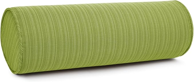 Sherry Kline Island Breeze Indoor/Outdoor Corded Neck Bolster Kiwi 6"x 18" Set of 2