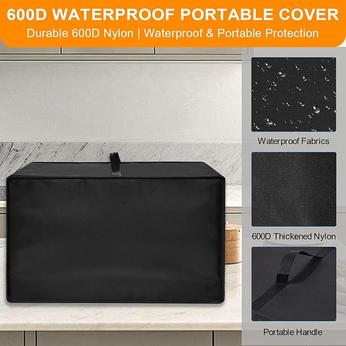 Emeril Everyday 360 Oven Cover for B-AFO-001 Deluxe & XL Models, Heat Resistant Dust Proof Protector, Waterproof Appliance Cover Fits 14.97"D x 19.31"W x 10.64"H