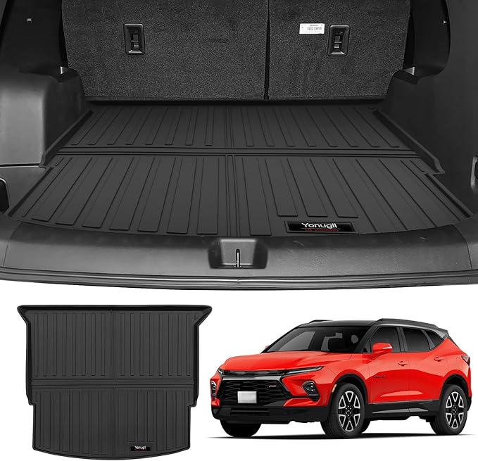 Custom for 2019-2026 Chevy Blazer (Not EV) Cargo Mats Trunk Liner All Weather TPE Protection Mat Accessories (for 2019-2026 Chevy Blazer)