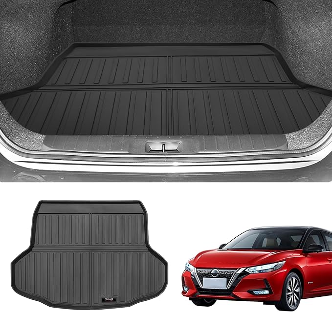Custom Car Cargo Mats Trunk Liner All Weather TPE Protection Mat Accessories (for 2020-2026 Nissan Sentra)