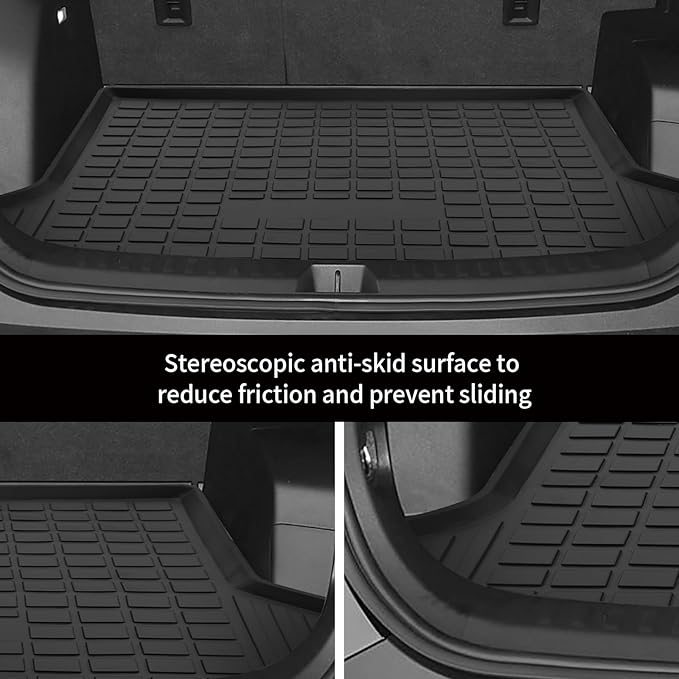 Custom Car Cargo Mats Trunk Liner All Weather TPE Protection Mat Accessories (for 2018-2024 Chevy Equinox/GMC Terrain)