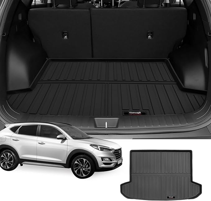Custom Car Cargo Mats Trunk Liner All Weather TPE Protection Mat Accessories (for 2016-2021 Hyundai Tucson)