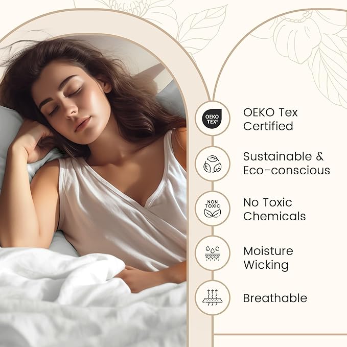 100% Egyptian Cotton Sheets King Size, 800 Thread Count 4 Piece Breathable Bed Sheet Set, 15" Deep Pocket King Sheets Cotton, Solid Sateen Weave Luxury Hotel Collection, No Pill & Shrink- Light Blue