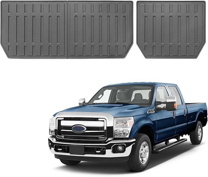 Custom for 2012-2016 Ford F-250 Crew Cab Rear Seat Backrest Mats All Weather TPE Protection Mat Accessories (for 2012-2016 Ford F-250 Crew Cab)