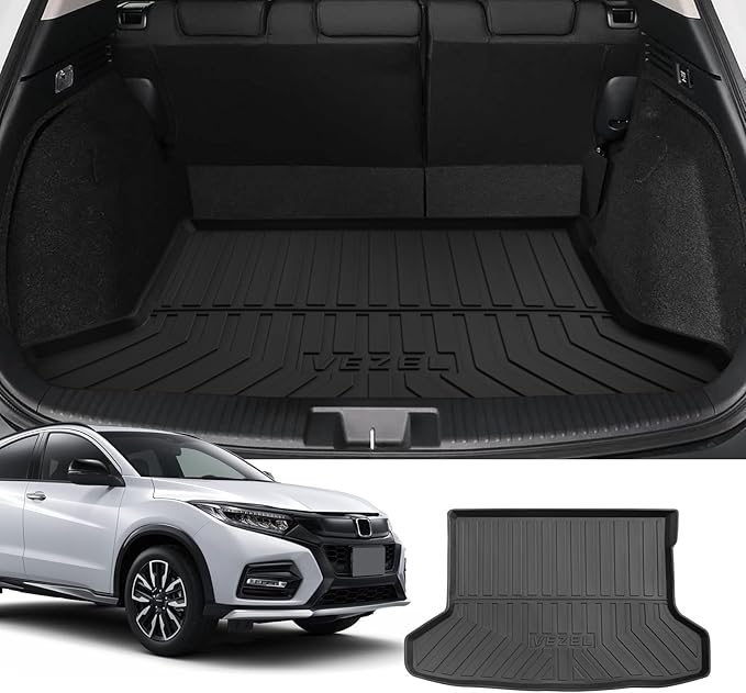 Custom Car Cargo Mats Trunk Liner All Weather TPE Protection Mat Accessories (for 2016-2022 Honda HR-V)