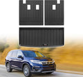 Custom for 2016-2025 Honda Pilot Cargo Mats Trunk Liner and 3rd Rear Seat Backrest Mats All Weather TPE Protection Mat Accessories (for 2016-2025 Honda Pilot)