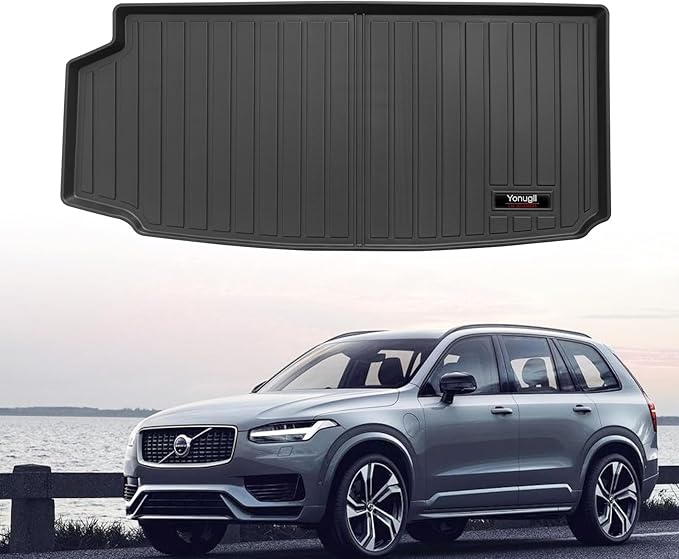 Custom for 2016-2025 Volvo XC90 (Including Hybrid) Cargo Mats Trunk Liner All Weather TPE Protection Mat Accessories (for 2016-2025 Volvo XC90)