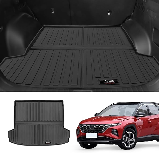 Custom Car Cargo Mats Trunk Liner All Weather TPE Protection Mat Accessories (for 2022-2026 Hyundai Tucson)