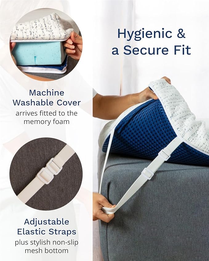 ViscoSoft 3 Inch Memory Foam Mattress Topper Short Queen - Select High Density Ventilated RV/Camper Mattress Pad - Premium Removable Rayon Cover